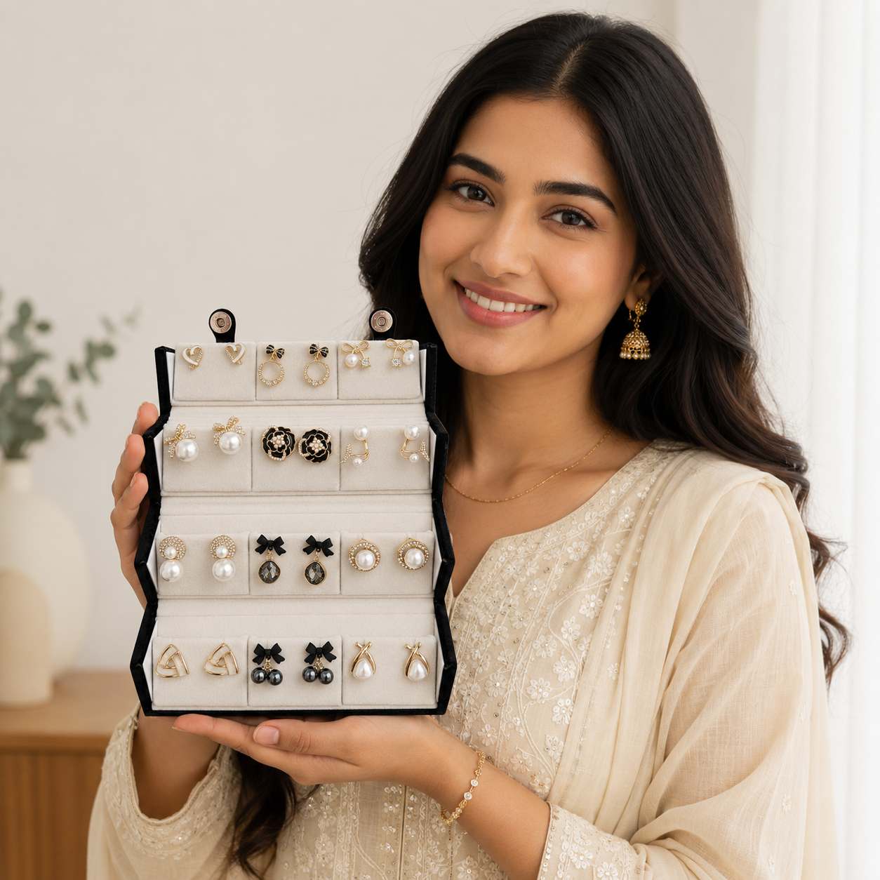 12 set of Earrings with box