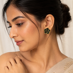 Luxury Black Clover Anti-Tarnish Earrings for Women