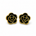 Luxury Black Clover Anti-Tarnish Earrings for Women