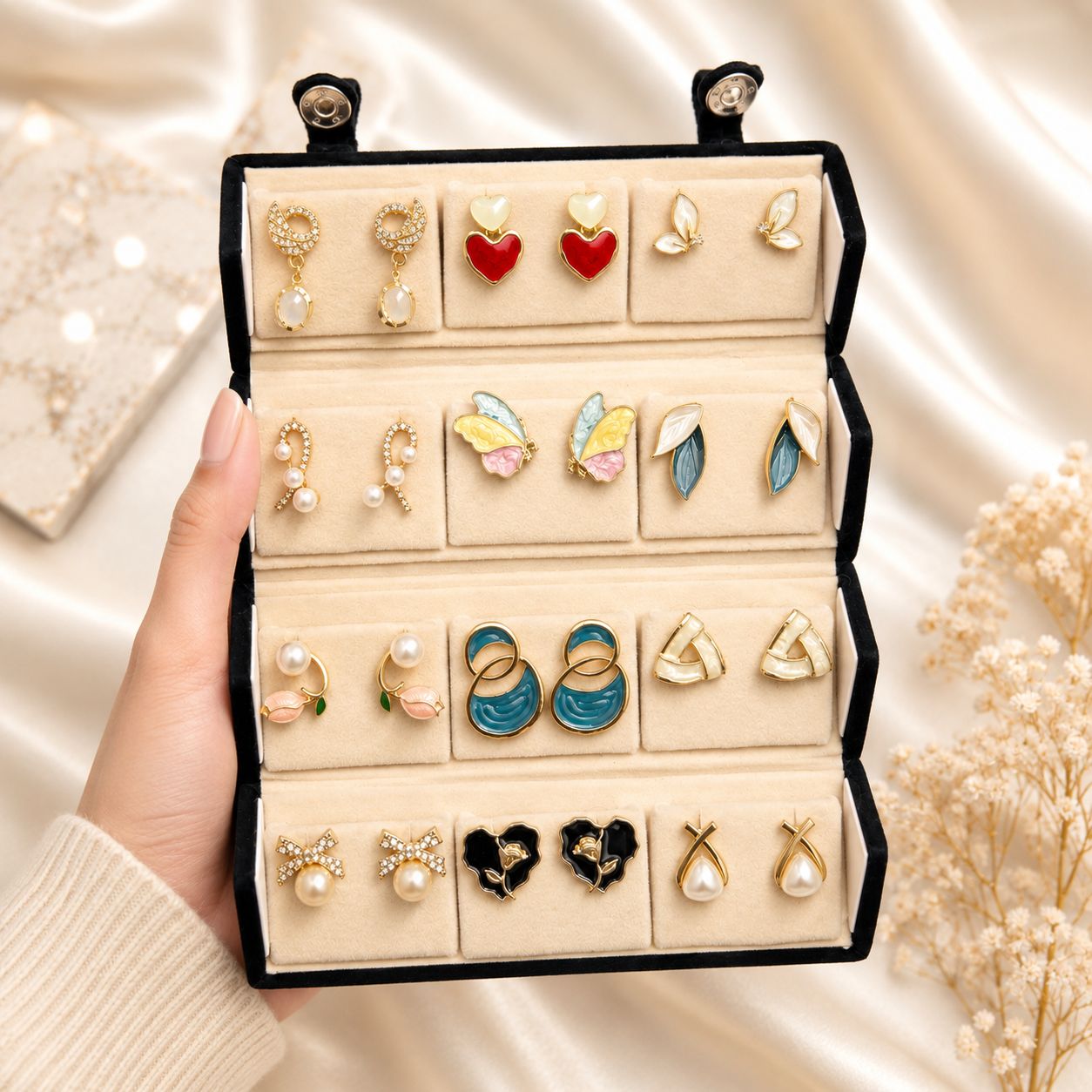 Personalised Earring Folding Gift Box